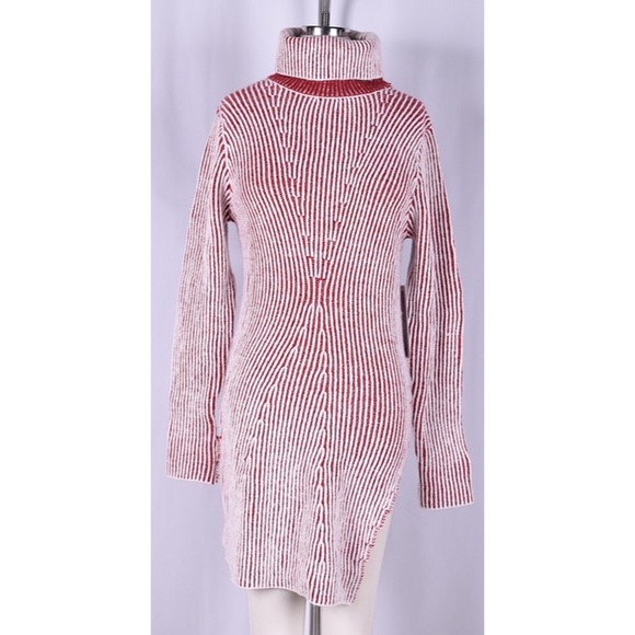 Striped Pink Mini Dress - Picture 4 of 5